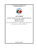 Giáo trình Dinh dưỡng cho người bệnh và tiết chế (Ngành: Điều dưỡng - Trình độ: Cao đẳng) - Trường Cao đẳng Y tế Bắc Ninh