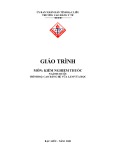 Giáo trình Kiểm nghiệm thuốc (Ngành: Dược - Cao đẳng VLVH) - Trường Cao đẳng Y tế Bạc Liêu