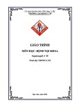 Giáo trình Bệnh nội khoa (Ngành: Y sĩ - Trung Cấp) - Trường Cao đẳng Y tế Bạc Liêu