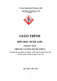 Giáo trình Dược liệu (Ngành: Dược - Cao đẳng LT) - Trường Cao đẳng Y tế Bạc Liêu