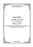 Giáo trình Hóa sinh (Ngành: Điều dưỡng - Cao đẳng) - Trường Cao đẳng Y tế Bạc Liêu