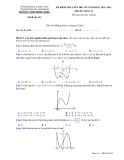 Đề thi giữa học kì 1 môn Toán lớp 12 năm 2024-2025 có đáp án - Trường THPT Bình Chiểu, HCM