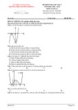 Đề thi giữa học kì 1 môn Toán lớp 12 năm 2024-2025 - Trường THPT Lê Hồng Phong, Quảng Nam