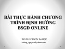 Bài giảng Bài thực hành Chương trình định hướng Bác sĩ gia đình online