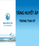 Bài giảng Tăng huyết áp trong thai kỳ