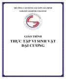 Giáo trình Thực tập vi sinh vật đại cương - Trường Cao đẳng Sài Gòn Gia Định