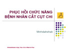 Bài giảng Phục hồi chức năng bệnh nhân cắt cụt chi