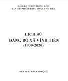 Ebook Lịch sử Đảng bộ xã Vĩnh Tiến (1930-2020): Phần 1