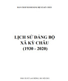 Ebook Lịch sử Đảng bộ xã Kỳ Châu (1930-2020): Phần 1