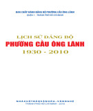 Ebook Lịch sử Đảng bộ phường Cầu Ông Lãnh (1930 - 2010): Phần 1