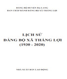 Ebook Lịch sử Đảng bộ xã Thắng Lợi (1930-2020): Phần 2