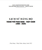 Ebook Lịch sử Đảng bộ thành phố Phan Rang - Tháp Chàm (2005 - 2020): Phần 1