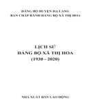 Ebook Lịch sử Đảng bộ xã Thị Hoa (1930-2020): Phần 2