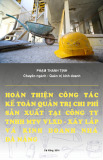 Luận văn Thạc sĩ Kế toán: Hoàn thiện công tác kế toán quản trị chi phí sản xuất tại Công ty TNHH MTV VLXD - Xây lắp và kinh doanh nhà Đà Nẵng