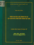 Luận văn Thạc sĩ Kinh tế: Nâng cao hiệu lực thanh tra tại Tập đoàn Bưu chính Viễn Thông Việt Nam