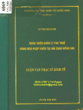 Luận văn Thạc sĩ Kinh tế: Hoàn thiện quản lý thu thuế hàng hóa nhập khẩu tại Hải quan Đồng Nai