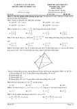Đề thi giữa học kì 1 môn Toán lớp 11 năm 2024-2025 có đáp án - Trường THPT Lê Trọng Tấn, Hồ Chí Minh