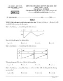 Đề thi giữa học kì 1 môn Toán lớp 12 năm 2024-2025 có đáp án - Trường THPT Lê Lợi, Kon Tum