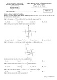 Đề thi giữa học kì 1 môn Toán lớp 12 năm 2024-2025 có đáp án - Trường THPT Đặng Huy Trứ, TT Huế