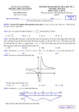 Đề thi giữa học kì 1 môn Toán lớp 12 năm 2024-2025 có đáp án - Trường THPT Nguyễn Du, Nam Định