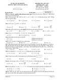Đề thi giữa học kì 1 môn Toán lớp 10 năm 2024-2025 có đáp án - Trường THPT Lương Đắc Bằng, Thanh Hóa