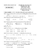 Đề thi giữa học kì 1 môn Toán lớp 9 năm 2024-2025 có đáp án - Trường THCS Hà Huy Tập, Châu Đức