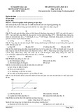 Đề thi giữa học kì 1 môn Vật lý lớp 12 năm 2024-2025 - Trường THPT Ngô Gia Tự, Phú Yên