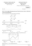 Đề thi giữa học kì 1 môn Toán lớp 12 năm 2024-2025 có đáp án - Trường THPT Đông Anh, Hà Nội