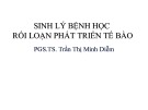 Bài giảng Sinh lý bệnh học rối loạn phát triển tế bào - PGS.TS. Trần Thị Minh Diễm (51 trang)