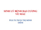 Bài giảng Sinh lý bệnh đại cương về máu - PGS.TS. Trần Thị Minh Diễm