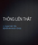 Bài giảng Thông liên thất - GV. Quan Thủy Tiên