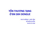 Bài giảng Tổn thương tạng ở BN SXH Dengue - PGS. TS. Đông T. Hoài Tâm