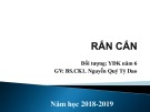 Bài giảng Rắn cắn - BS.CK1. Nguyễn Quý Tỷ Dao