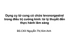 Bài giảng Dụng cụ tử cung có chứa levonorgestrel trong điều trị cường kinh: Từ lý thuyết đến thực hành lâm sàng - BS.CKII Nguyễn Thị Kim Anh