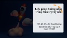 Bài giảng Liệu pháp đường uống trong điều trị vảy nến - ThS. BS. Trần Thị Thúy Phượng