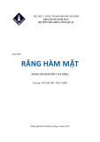 Giáo trình Răng hàm mặt (Dành cho sinh viên Y đa khoa)