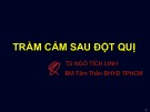 Bài giảng Trầm cảm sau đột quỵ - TS. Ngô Tích Linh