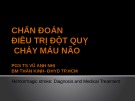 Bài giảng Chẩn đoán điều trị đột quỵ chảy máu não - PGS. TS. Vũ Anh Nhị