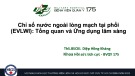 Bài giảng Chỉ số nước ngoài lòng mạch tại phổi (EVLWI): Tổng quan và Ứng dụng lâm sàng - ThS.BSCKI. Diệp Hồng Kháng