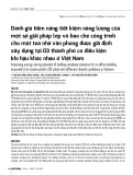 Đánh giá tiềm năng tiết kiệm năng lượng của một số giải pháp lớp vỏ bao che công trình cho một tòa nhà văn phòng được giả định xây dựng tại 03 thành phố có điều kiện khí hậu khác nhau ở Việt Nam