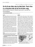 Đô thị di sản thiên niên kỷ Ninh Bình: Thách thức & cơ hội phát triển du lịch đô thị bền vững