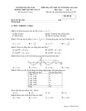 Đề thi giữa học kì 1 môn Toán lớp 11 năm 2024-2025 - Trường THPT Nguyễn Văn Cừ, Quảng Nam