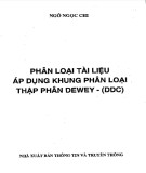 Khung phân loại thập phân Dewey áp dụng cho phân loại tài liệu (DDC): Phần 1