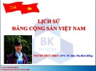 Bài giảng Lịch sử Đảng Cộng sản Việt Nam: Chương 2 - GVC. TS. Đào Thị Bích Hồng