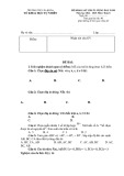 Đề thi khảo sát đầu năm môn Toán lớp 8 năm 2024-2025 - Trường THCS Pa Khóa