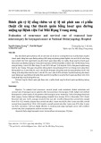 Đánh giá tỷ lệ sống thêm và tỷ lệ tái phát sau vi phẫu thuật cắt ung thư thanh quản bằng laser qua đường miệng tại Bệnh viện Tai Mũi Họng Trung ương