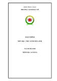 Giáo trình Thực hành hóa sinh (Ngành: Hộ sinh - Trình độ: Cao đẳng) - Trường Cao đẳng Y tế Cà Mau