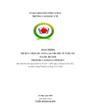 Giáo trình Chăm sóc nâng cao cho phụ nữ nuôi con (Ngành: Hộ sinh - Trình độ: Cao đẳng) - Trường Cao đẳng Y tế Cà Mau