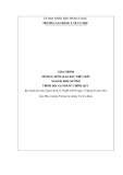 Giáo trình Giáo dục thể chất (Ngành: Điều dưỡng - Trình độ: Cao đẳng) - Trường Cao đẳng Y tế Cà Mau