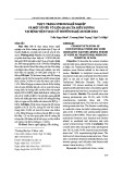 Thực trạng stress nghề nghiệp và một số yếu tố liên quan của điều dưỡng tại Bệnh viện Y học Cổ truyền Nghệ An năm 2024